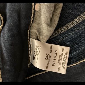 Silver Jeans Company, Zac. 33x36